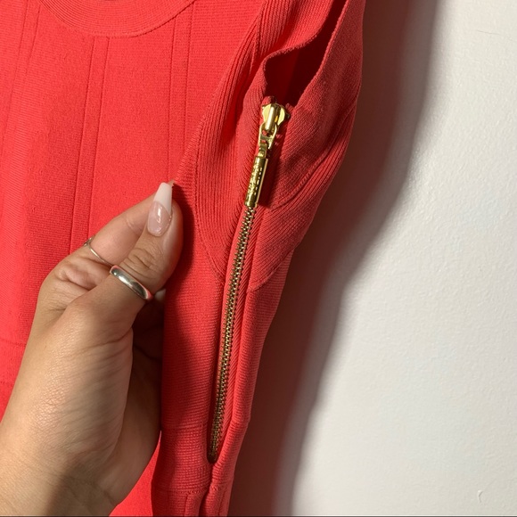 Pink/Coral Summery Dress - Guess Size M - Picture 3 of 4